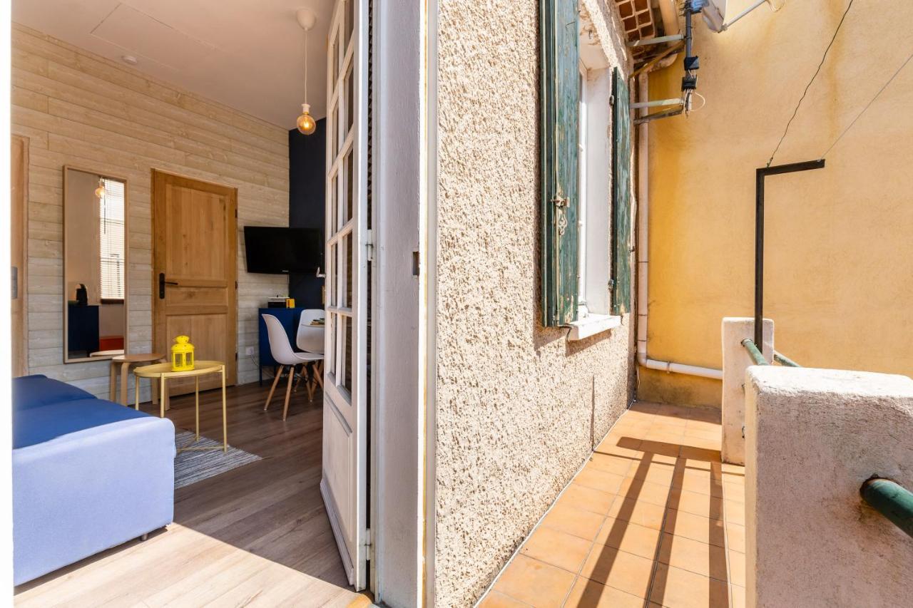 Soleil En Ville - Coeur De Ville, Climatisatise Et Au Calme Plein Sud A 300 M Du Port Vieux ラシオタ エクステリア 写真